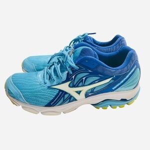 Mizuno Running Race Wave Inspire 410985 Blue Womens 9 Shoes Fast Shipping